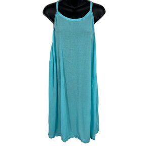 Torrid Women Plus Blue Sleeveless Goddess Tank Top 5 5X Rayon Women NWT New